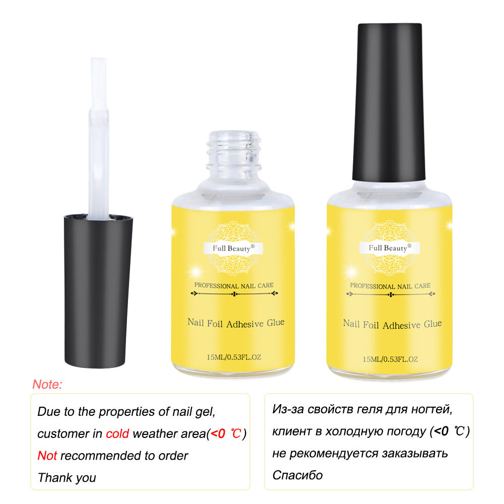 Nail Transfer Glue, Simple And No Need To Light, Starry Sky Sticker Transfer Nail Glue