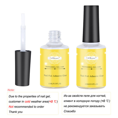 Nail Transfer Glue, Simple And No Need To Light, Starry Sky Sticker Transfer Nail Glue