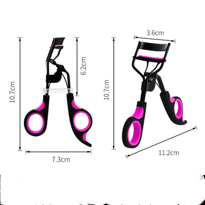 Double Color Curling Eyelash Curler Aid Women's Portable