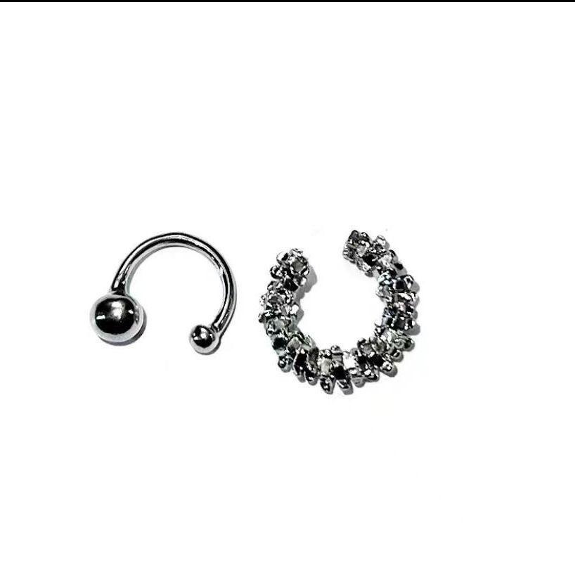 Ear Clip Irregular Frosty Style Earrings
