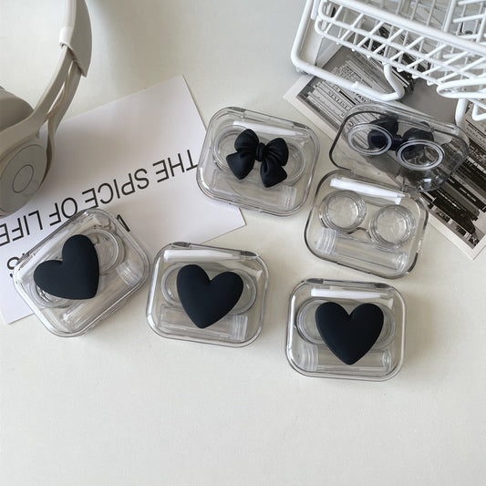 Transparent Contact Mini And Simple Cosmetic Lenses Lens Case