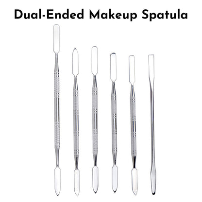 Stainless Rod Depotting Mixing Tool Foundation Mixing Stick Spurtle Spatula Concealer Makeup Eye Shadow Cream Pigments Mixing Tool Nail Art Stirring Rod Cream