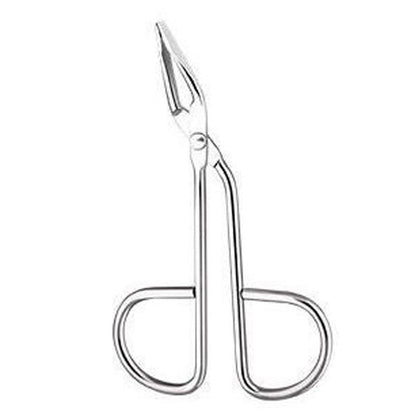 Eyebrow Tweezers Flat-nose And Slanted-nose Small Tweezers For Eyebrows Unisex Tool