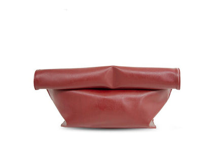 New Trendy Simple Curling Envelope Fashionable Elegant Clutch Bag For Women
