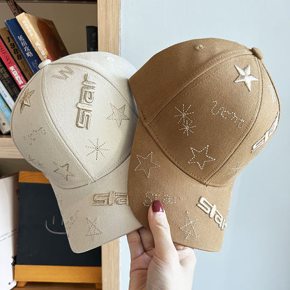 Lovers Wild Casual Sun-proof Face-looking Small Peaked Cap For Men