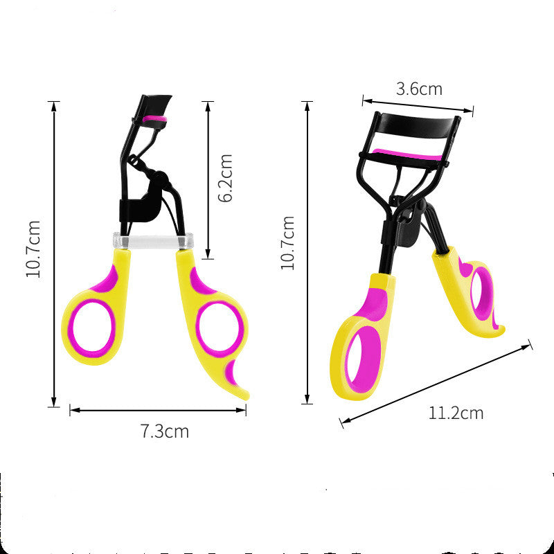 Double Color Curling Eyelash Curler Aid Women's Portable