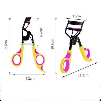 Double Color Curling Eyelash Curler Aid Women's Portable