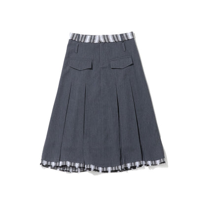 Fashion American Preppy Style Skirt Women