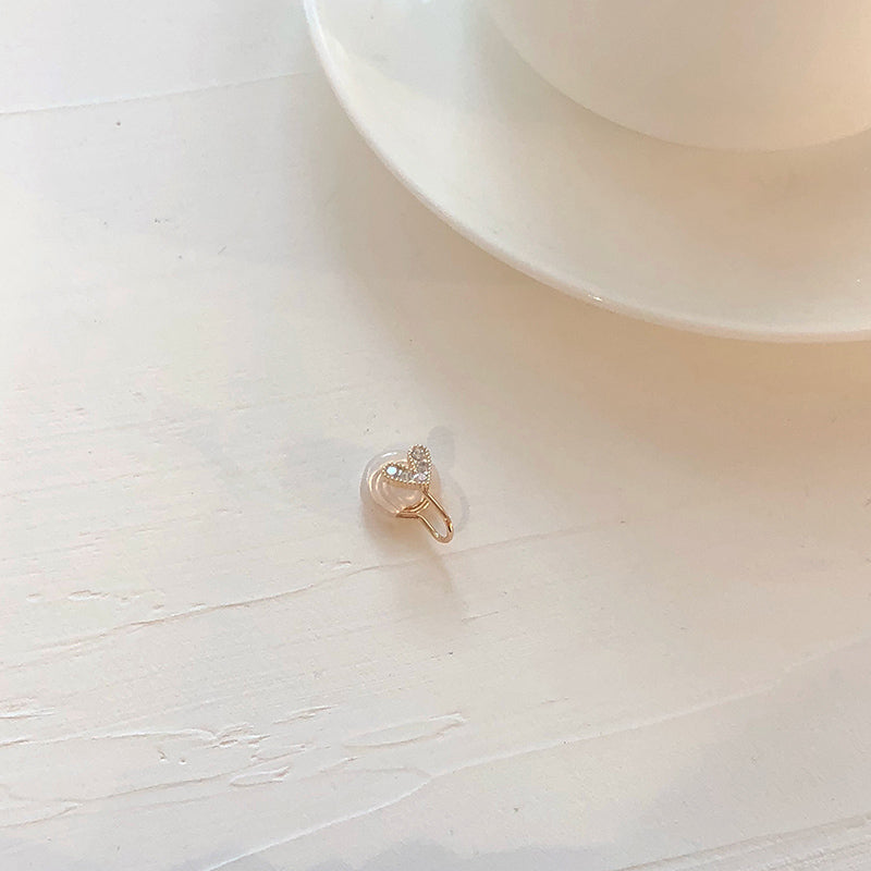 Love Earrings Ear Bone Ear Clip Exquisite Female Simple Temperament