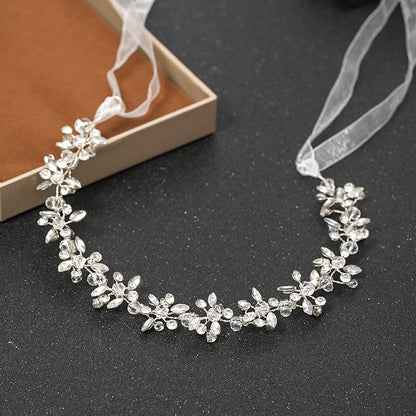 Handmade Rhinestone Hair Hoop Headwear Accessories