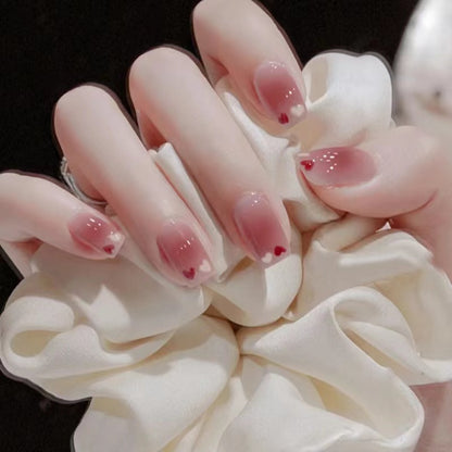 24-piece Simple Gradient Fake Nails For Women