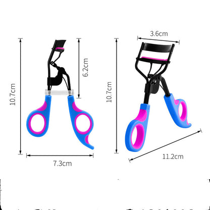 Double Color Curling Eyelash Curler Aid Women's Portable