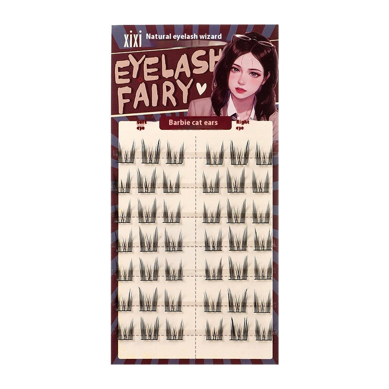 Portable Segmented Natural Thick False Eyelashes