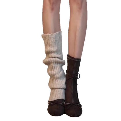 French-style Chunky-heel Womens Boots With A Side Zipper For A Slimming Versatile Look