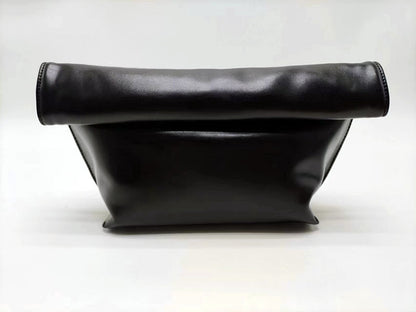 New Trendy Simple Curling Envelope Fashionable Elegant Clutch Bag For Women