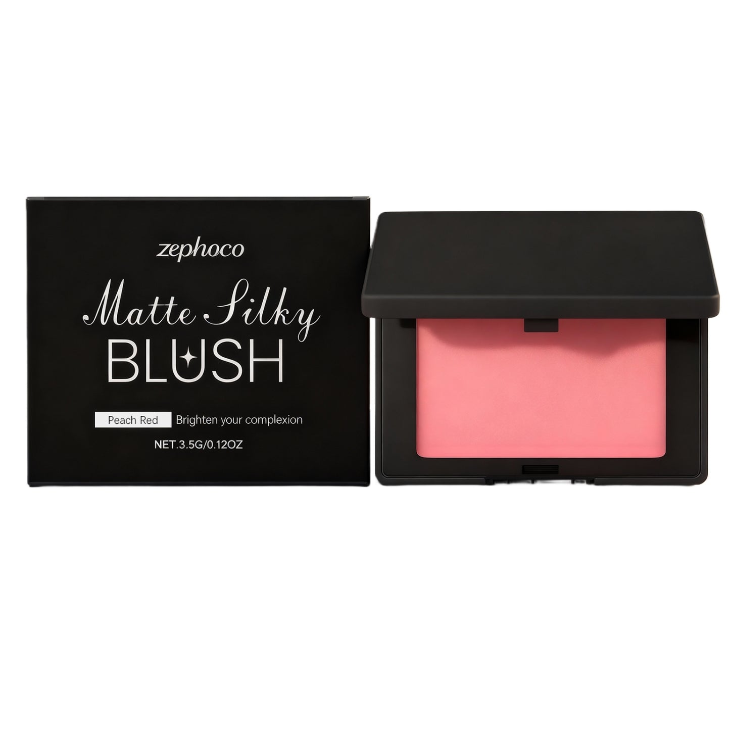 Matte Silky Blush Dark Red