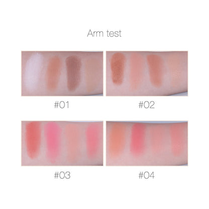 Brightening Three-dimensional Highlight Rouge Pearlescent Powder Pan