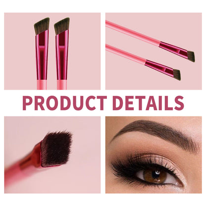 Multifunctional Portable Stereo Concealer Brush Bevel Eyebrow Brush