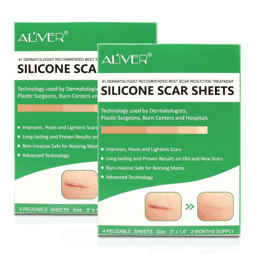 Small size self-adhesive scar removal sticker