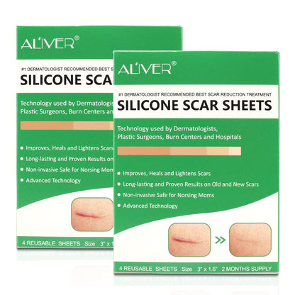 Small size self-adhesive scar removal sticker