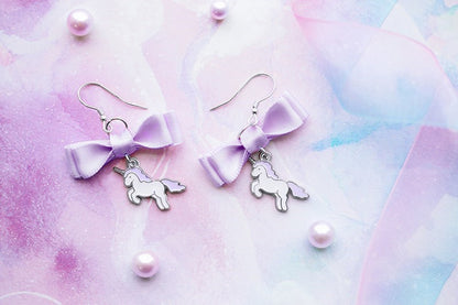 Macaron earrings female ear clip