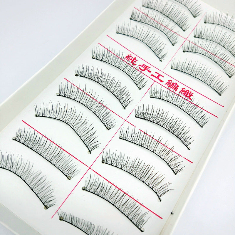 Handmade cotton thread stalk simulation false eyelashes