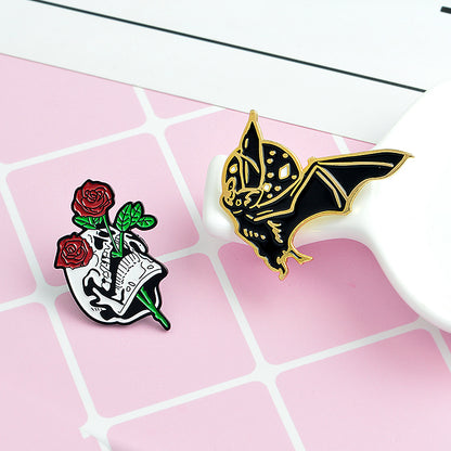 Personalized alloy brooch