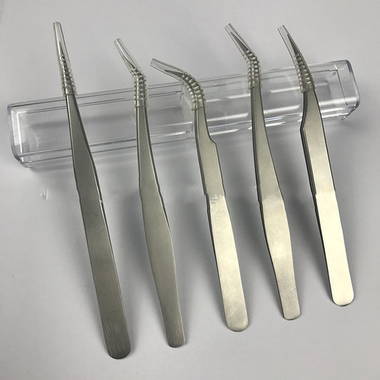 Stainless steel elbow tweezers