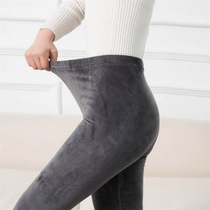 YSDNCHI Winter Velvet Leggings Women Pencil Pant