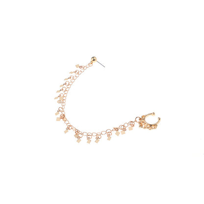 Tassel chain earring nose