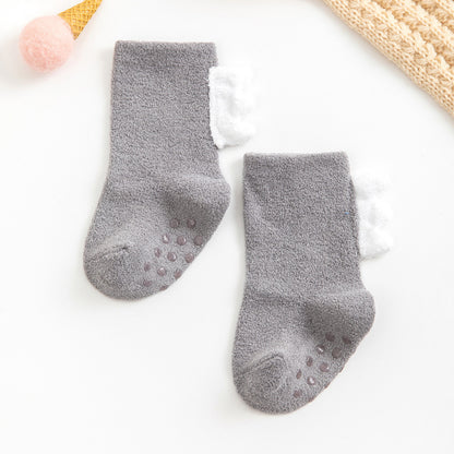 20 Winter New Three-dimensional Super Thick Children's Sleep Socks