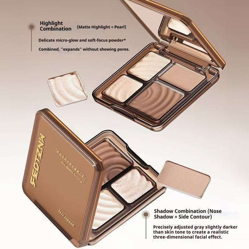 Highlight And Contour Palette In One