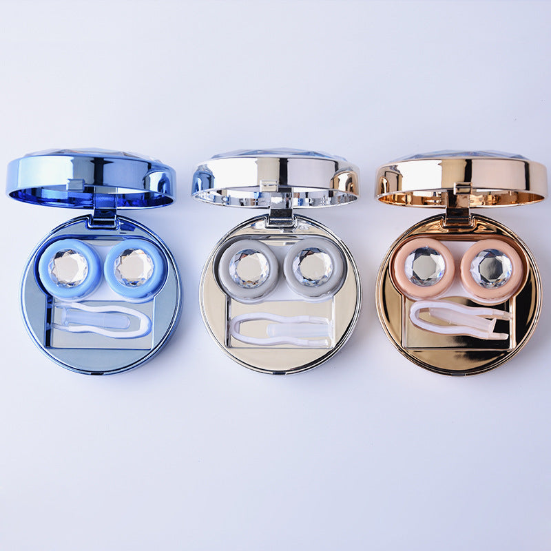 Diamond Shaped Contact Lens Cartoon Companion Box