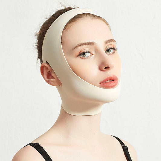 Seamless breathable elastic V face bandage