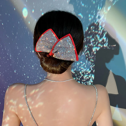 Celebrity Bun Hair Lazy Hair Curler Rhinestone Magic Headdress