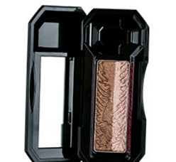 Two-color eyeshadow easy to apply makeup color earth color