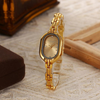 Egg-shaped Waterproof Bracelet Watch For Women