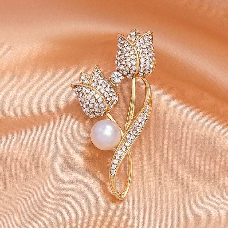 Luxury Suit Suit Sweater Brooch Pin