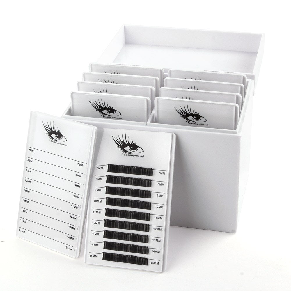 White Acrylic Eyelash Storage Box