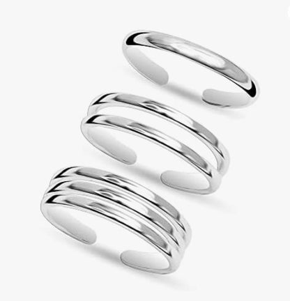 S925 Sterling Silver Toe Ring Simple And Fashionable