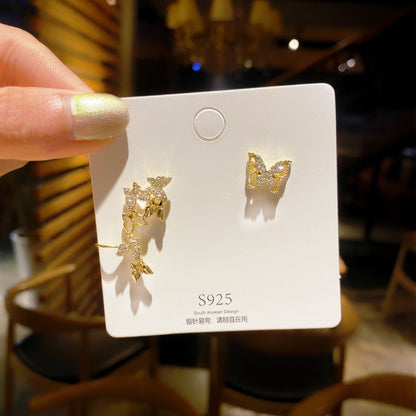 Butterfly AB Earrings Long Earrings