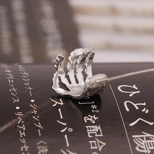 No Pierced Earrings Wholesale Skull Hand Ear Clip Strange Hand Ear Clip