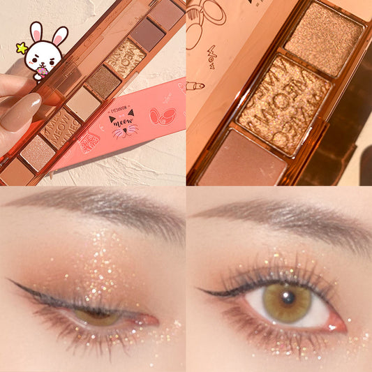 Eight-color eyeshadow palette