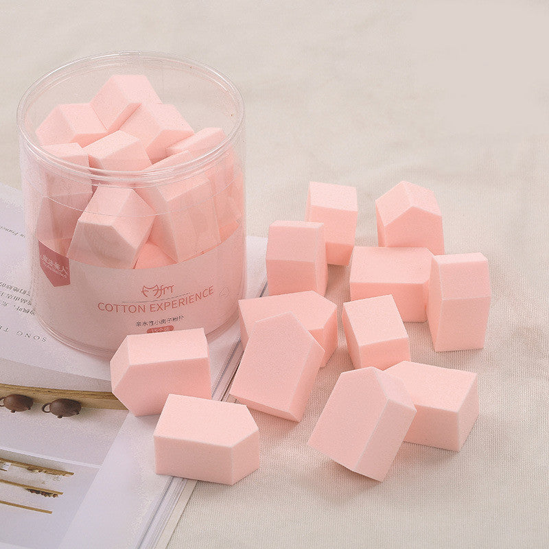 Pentagonal powder puff