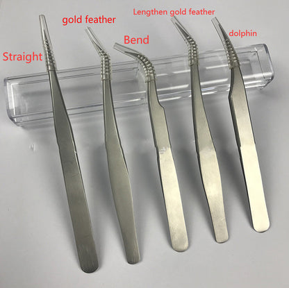 Stainless steel elbow tweezers