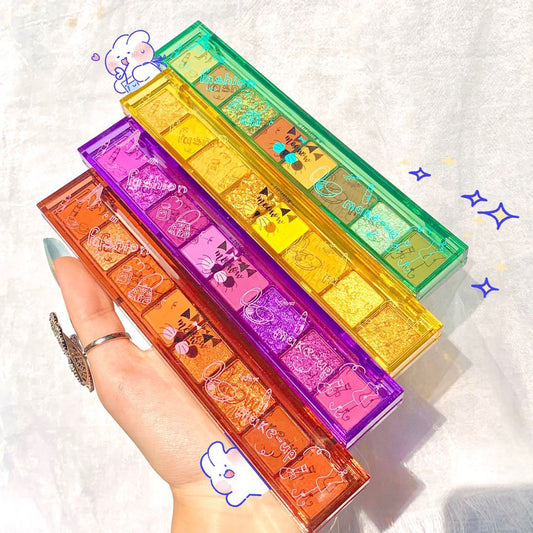 Eight-color eyeshadow palette
