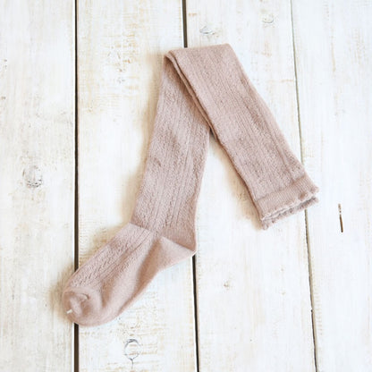 Fashion hollow over the knee socks women