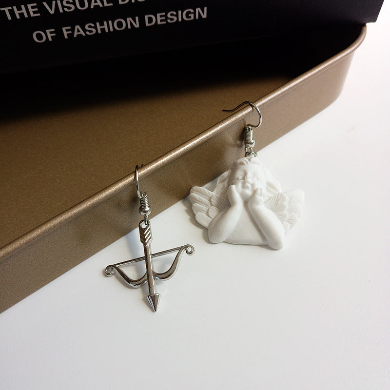 Cupid Angel Thin Earrings Earrings