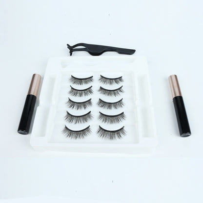 Imitation mink hair magnetic suction false eyelashes