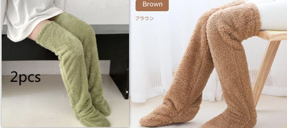 Winter Warm Cold Leg Knee Joint Cold-proof Stockings Home Floor Sleeping Socks
